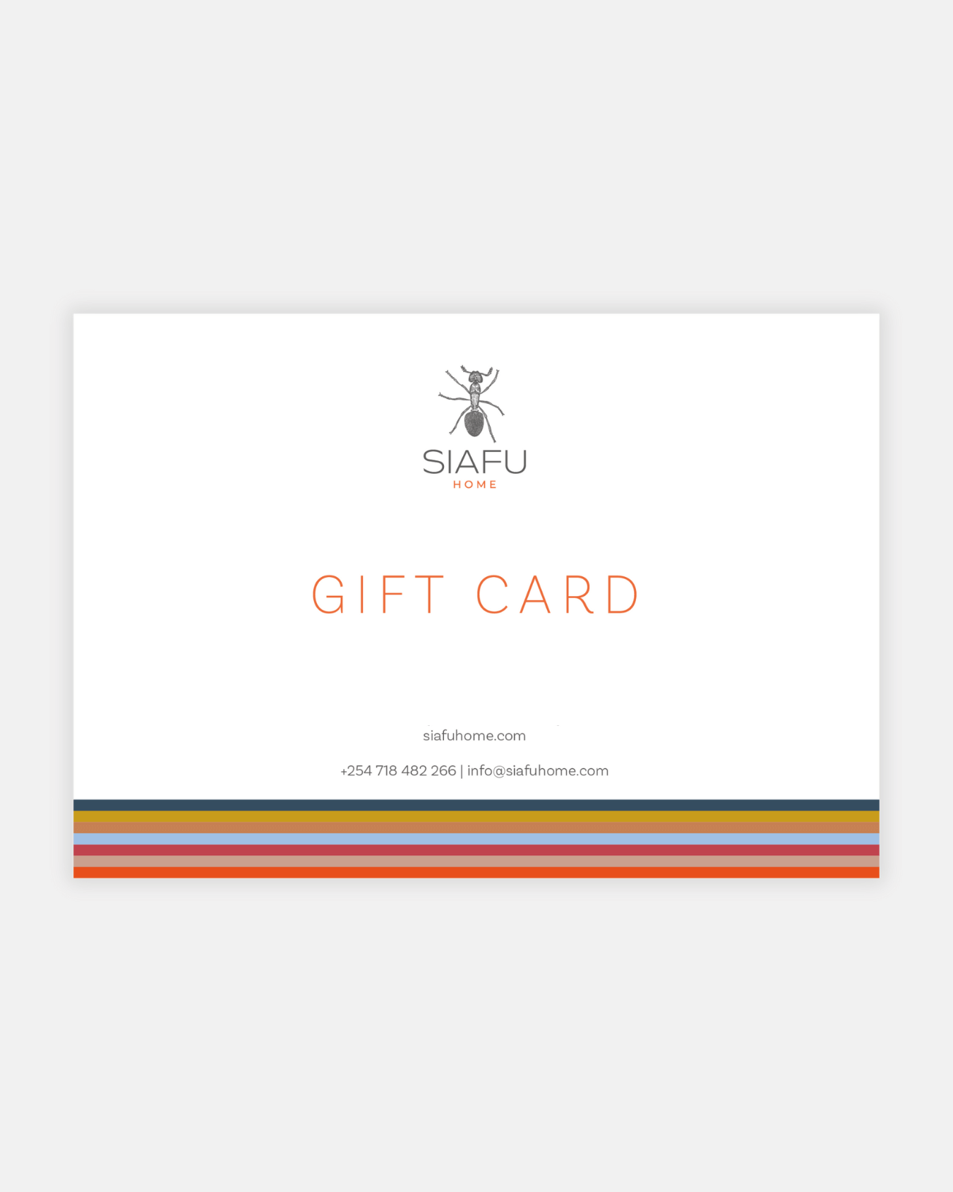 Siafu Gift Card