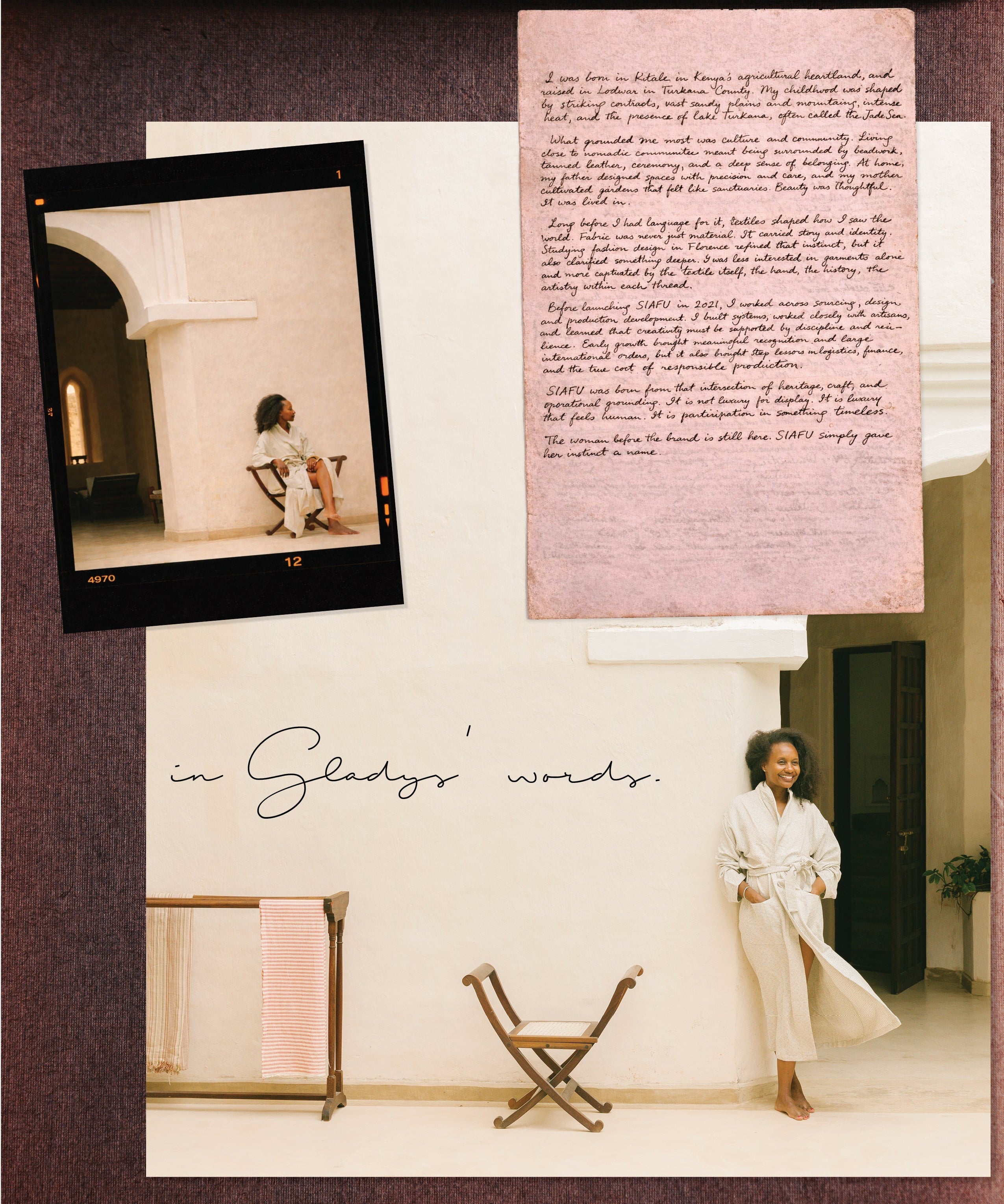 In Gladys’ Words: Before SIAFU