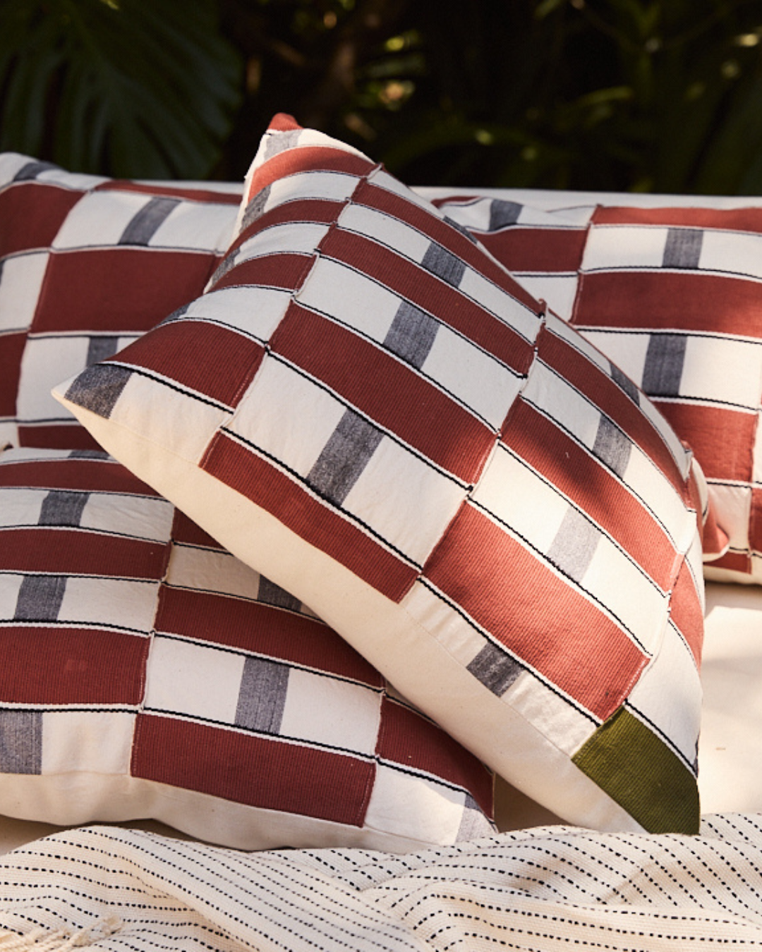 Tetra Brown Cushion Cover