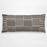 Classic Kente Cushion (90x40cm) - Black