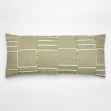 Classic kente Cushion (90x40cm) - Fern