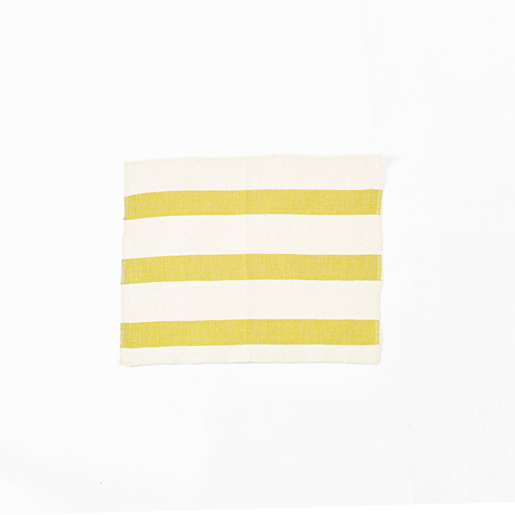 Light Weight Patterned Fabric - Lemon striped