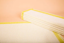 Load image into Gallery viewer, Yellow Edge Placemats

