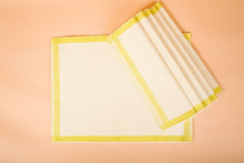 Load image into Gallery viewer, Yellow Edge Placemats

